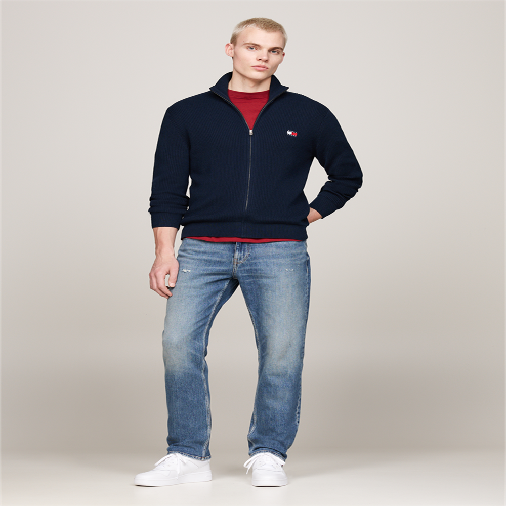 TJM SLIM XS BADGE ZIP THRU - DM0DM19435
