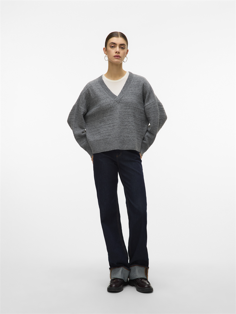 VMBOOM STRUCTURE LS V-NECK PULLOVER - 10331426