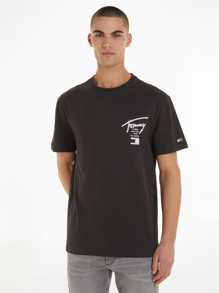 TJM CLSC SPRAY SIGNATURE TEE - DM0DM17716