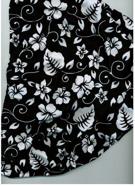 Black & White Floral Bikini