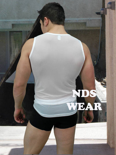 Italian Design Sheer Men's Shirt