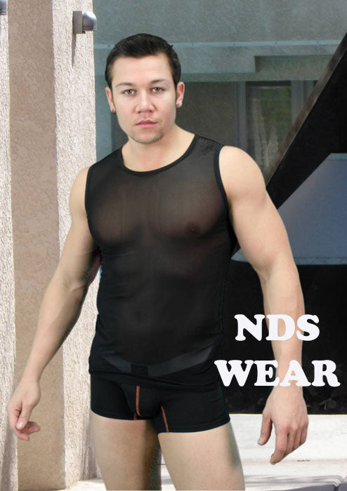 Italian Design Sheer Men's Shirt