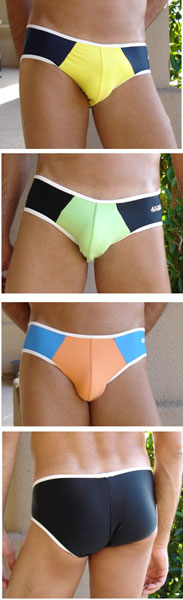 Jocko Tritone Contrast Mens Bikini -Closeout