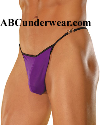 Limited Time Offer: Yellow Micro Clip Thong - One Size - Clearance Sale