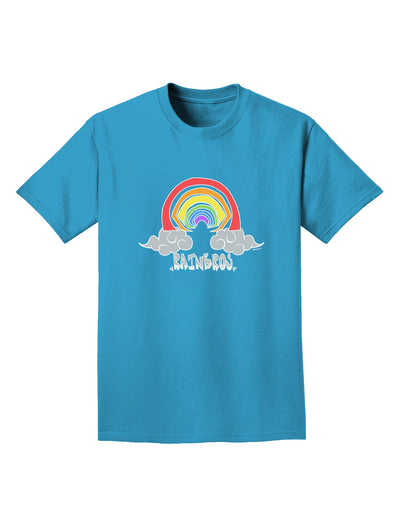 RAINBROS Dark Mens Adult Dark T-Shirt