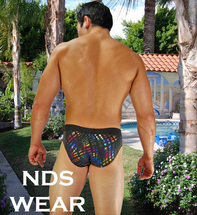 Rainbow Snake Pouch Mens Bikini - Clearance