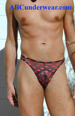 Seductive Sheer Lips Thong: Elevate Your Intimate Apparel Collection