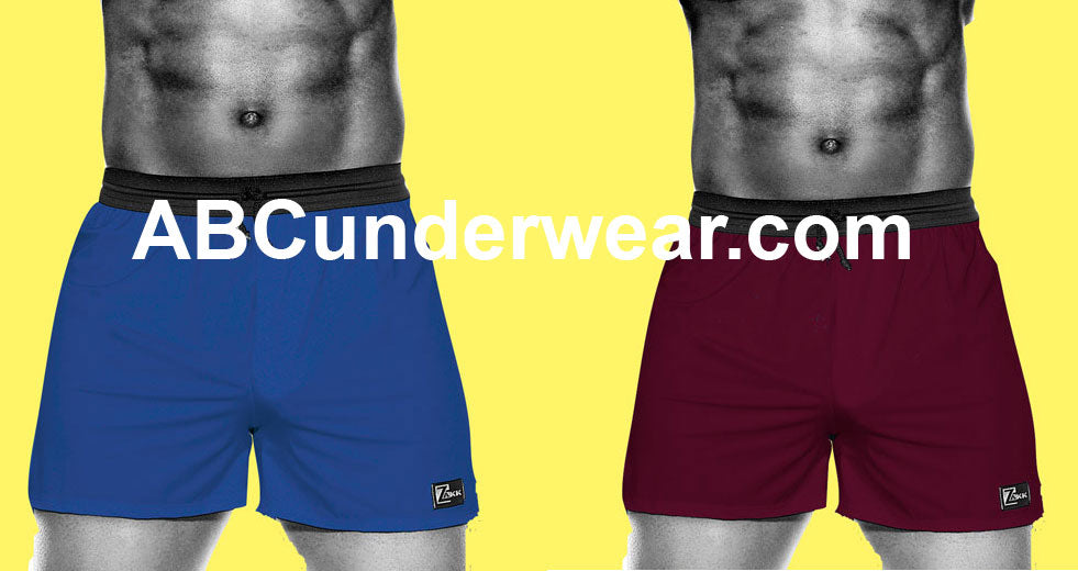 Zakk Mens Microfiber Boxer Shorts with Drawstring - Clearance