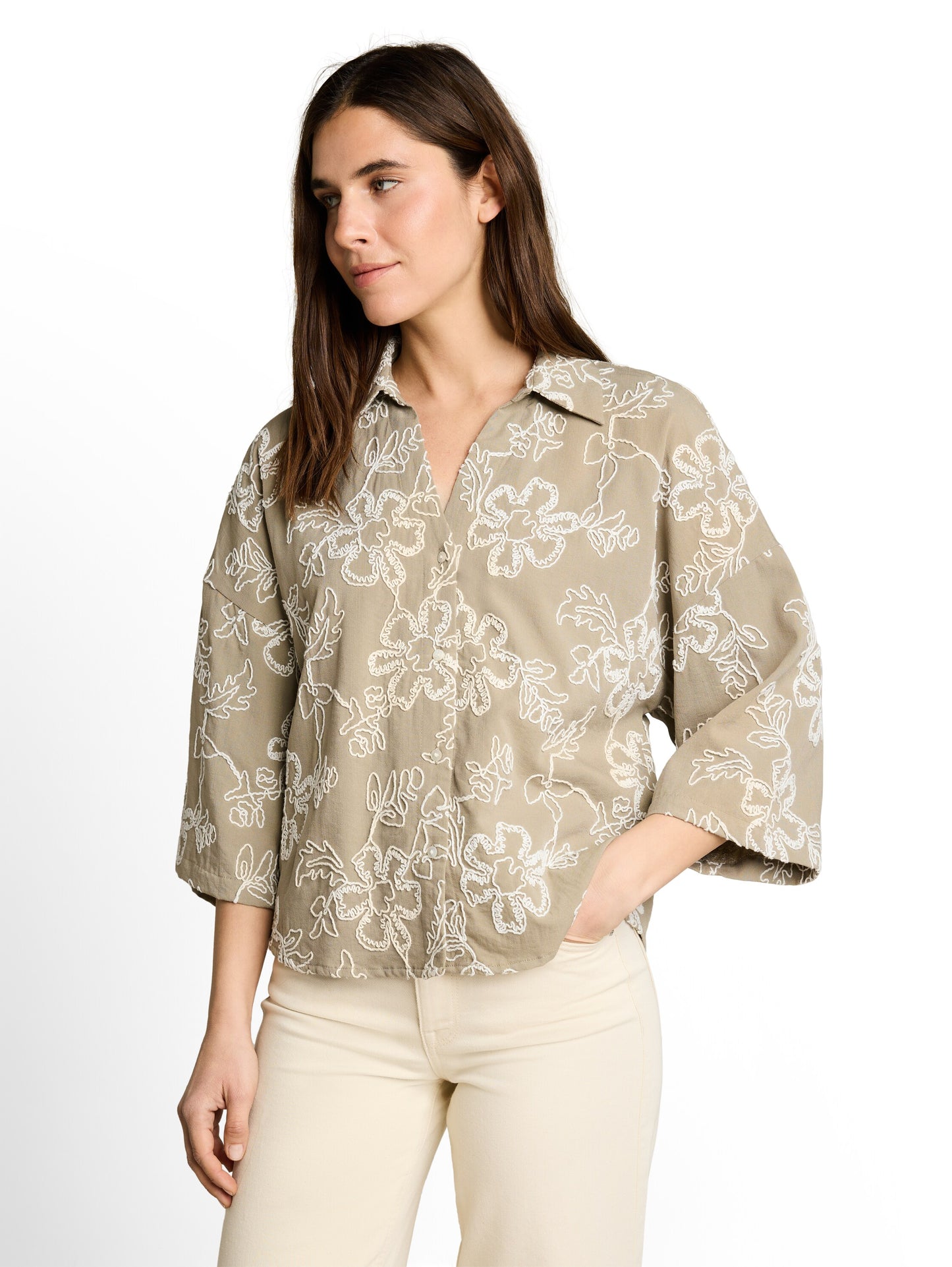 blouse with embroidery - 1051093