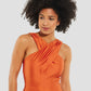 Abendkleid aus nachhaltigem Satinch - 5AF01200
