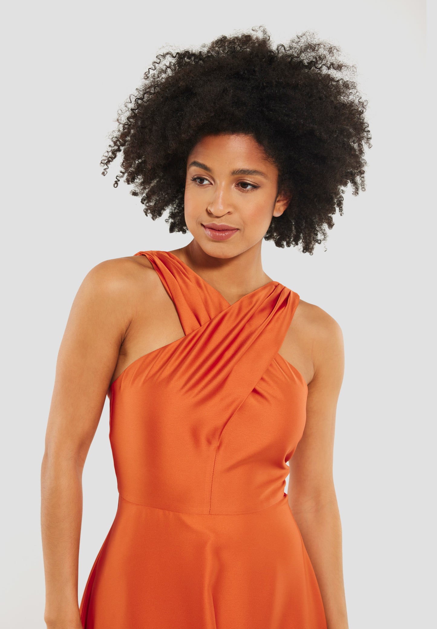 Abendkleid aus nachhaltigem Satinch - 5AF01200
