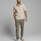 Shirt Short Sleeve Solid With Linen - 27480321SN