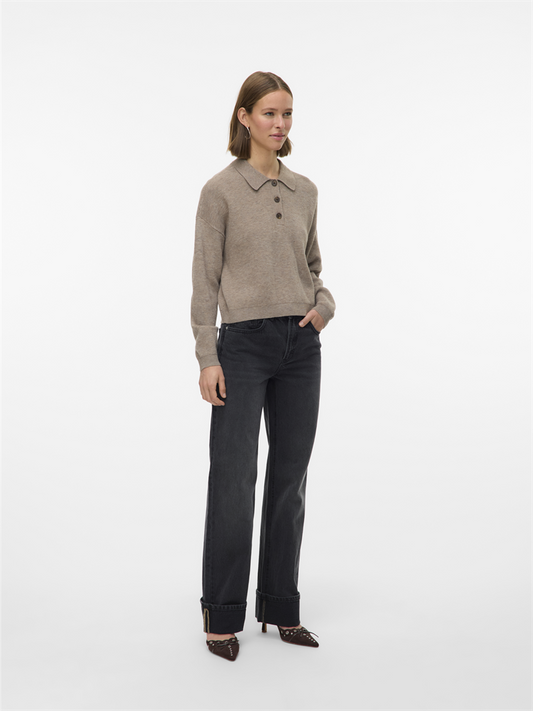VMEXCITING LS POLO NECK PULLOVER BO - 10336334