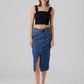 VMVERI HR CALF DENIM SKIRT GA NOOS - 10295731