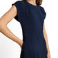 dress with rib collar - 1051246