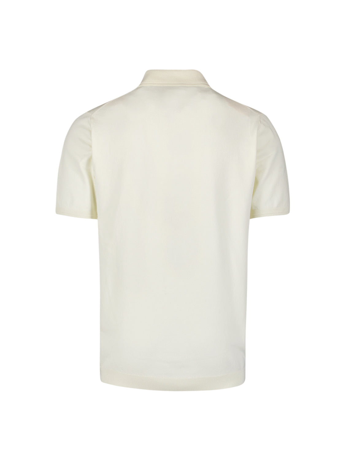 Pullover Short Sleeve Polo Zip Soli - 27210352
