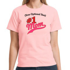 #1 Mom - Personalized T-Shirt