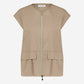 Costante cotton sleeveless jacket - BDC 125Costante