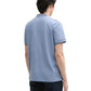 detailed printed stand-up polo - 1045705