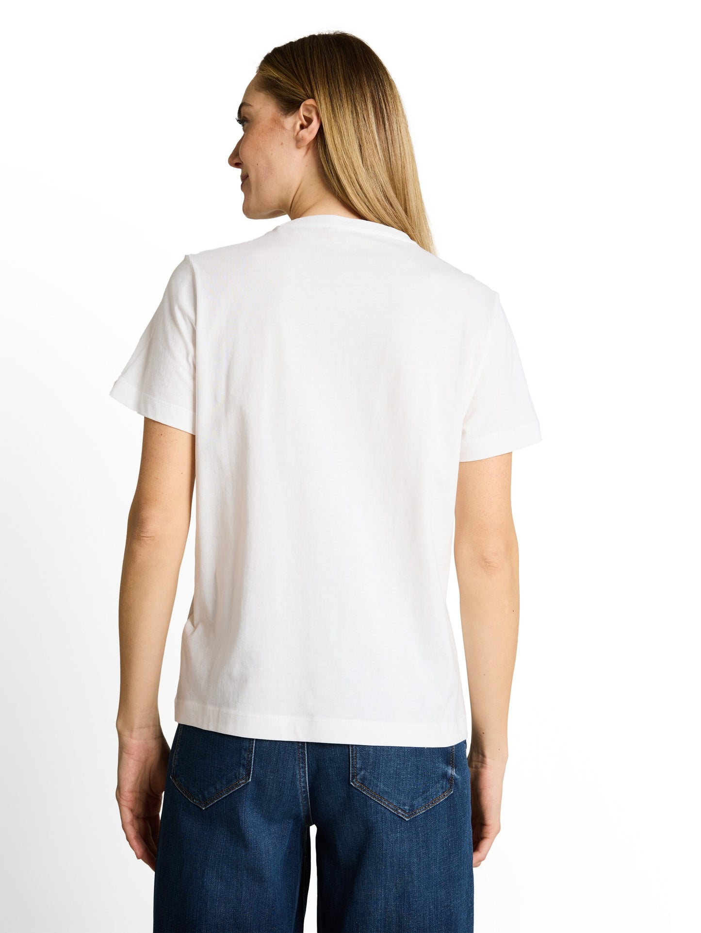 T-shirt basic crew neck print - 1050414