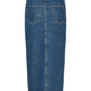 VMVERI HR CALF DENIM SKIRT GA NOOS - 10295731