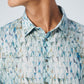 Shirt Allover Printed With Linen - 19430236