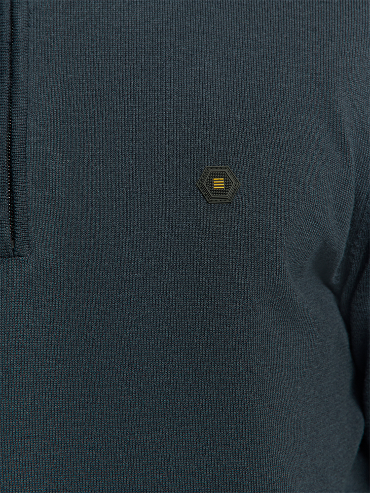 Pullover Half Zip 2 Coloured Melang - N2185