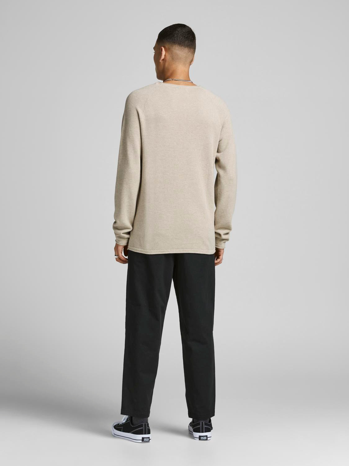 JJEHILL KNIT CREW NECK NOOS - 12157321