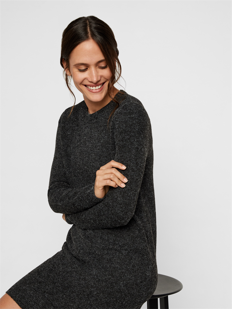 VMDOFFY LS O-NECK DRESS GA NOOS - 10215523
