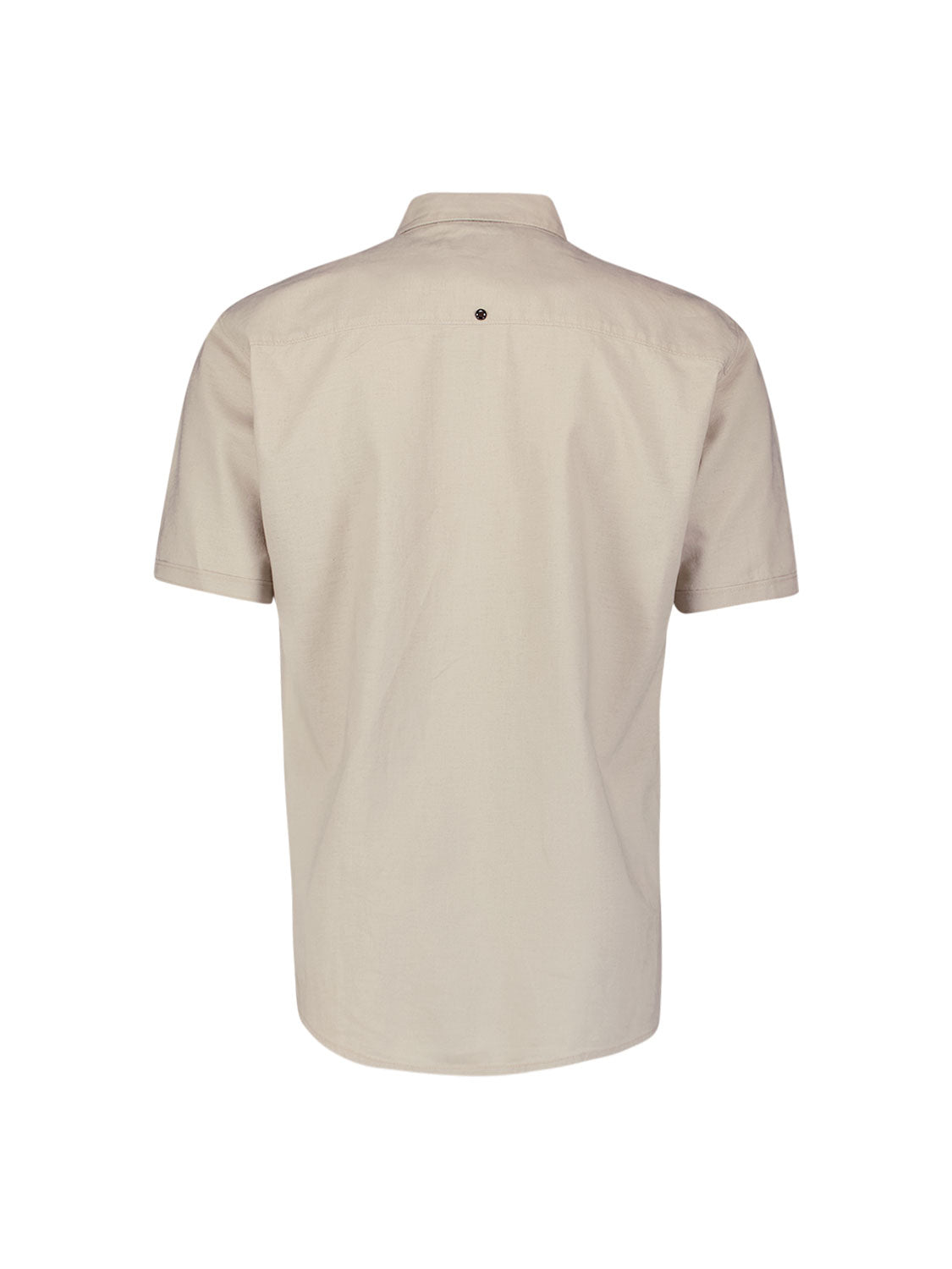 Shirt Short Sleeve Solid With Linen - 27480321SN
