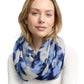 printed loop scarf - 1048580