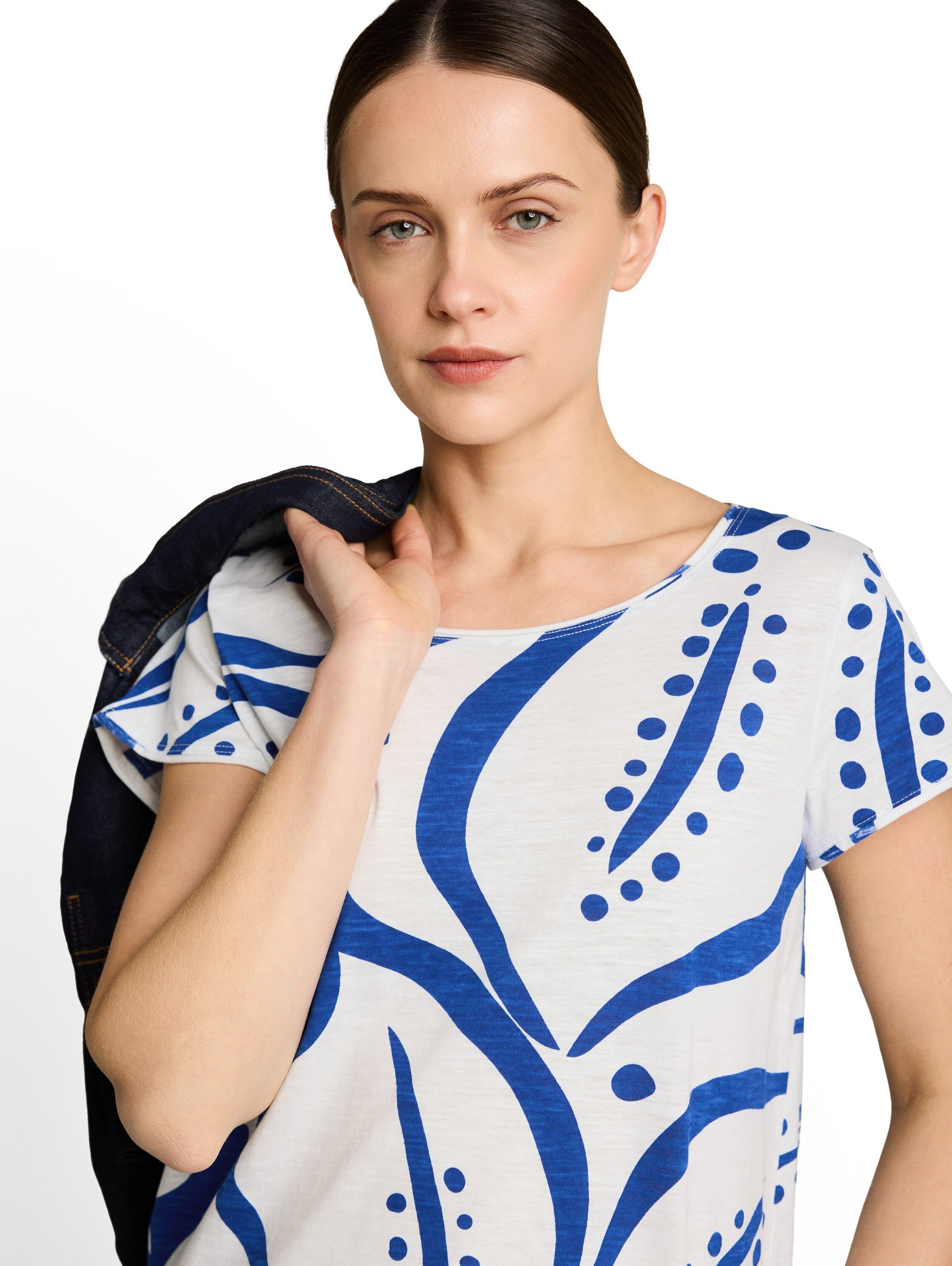 T-shirt slub jersey wide crew - 1050423