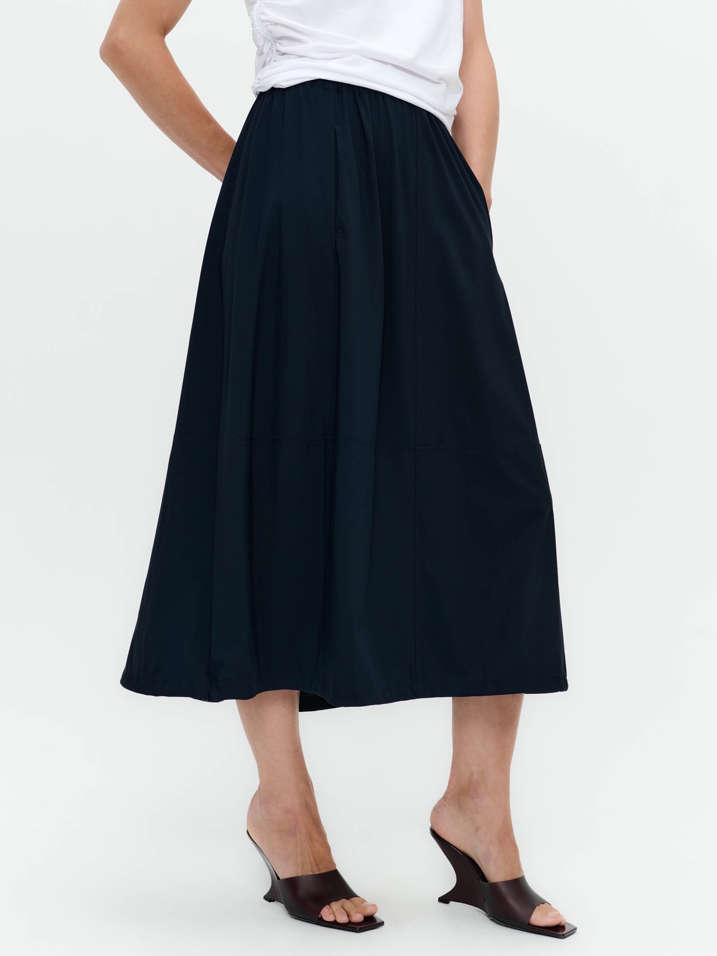 Maud strech technical jersey skirt - SU525208