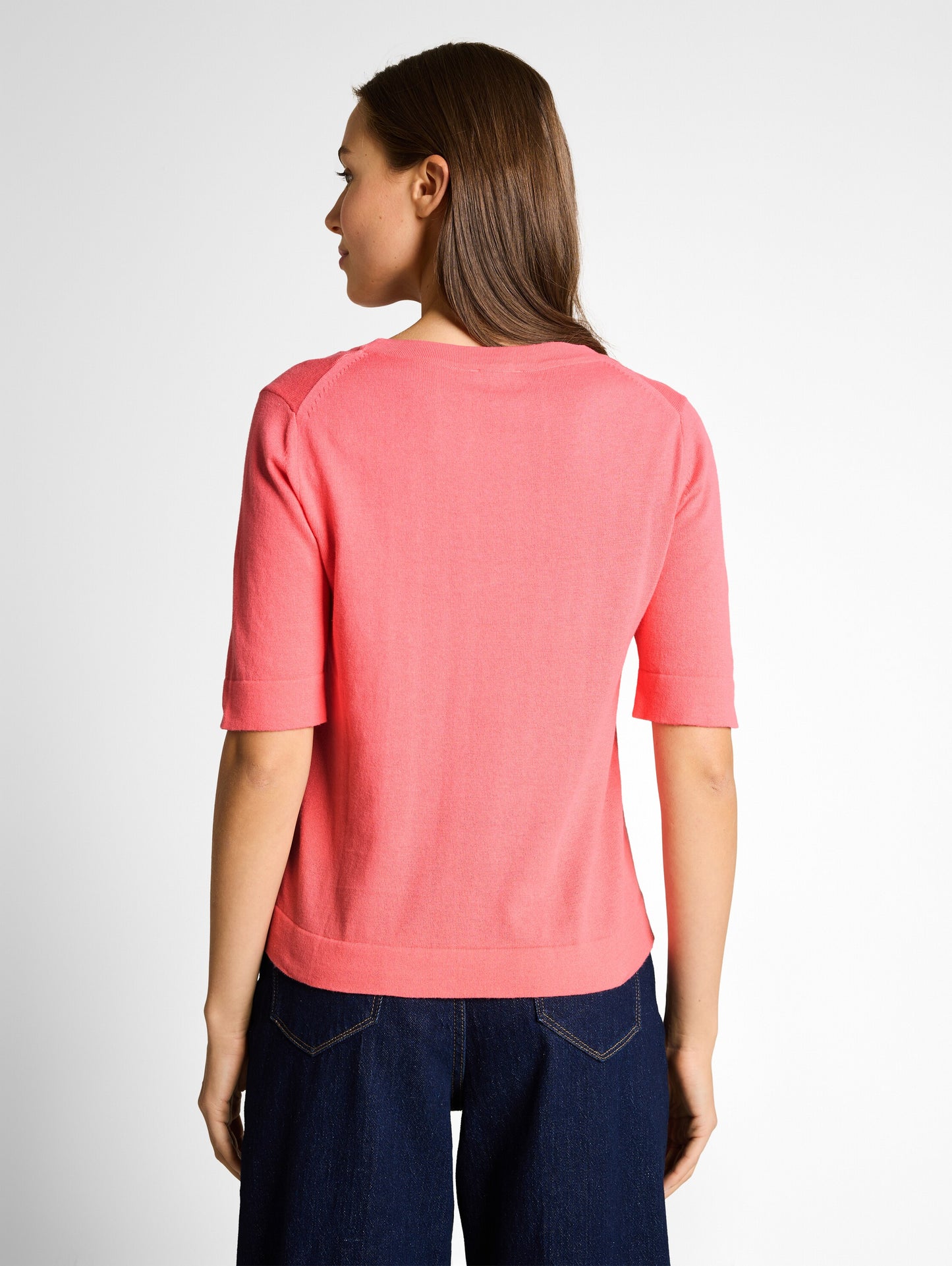 knit shortsleeve crewneck swea - 1050787