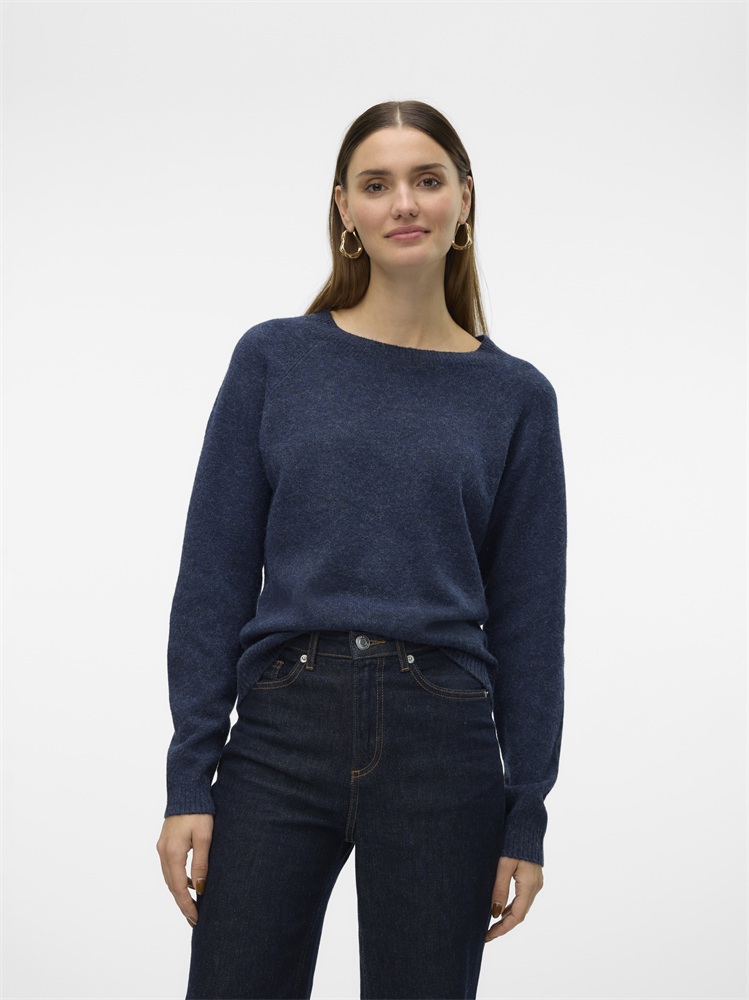 VMDOFFY LS O-NECK BLOUSE GA NOOS - 10201022