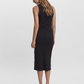 VMLAVENDER SL O-NECK CALF DRESS VMA - 10230437