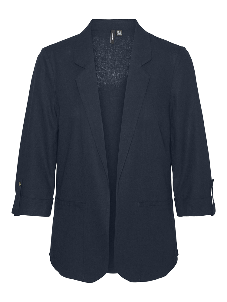 VMJESMILO 3/4 LOOSE BLAZER WVN NOOS - 10279700