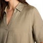 dress linen with polo collar - 1051242