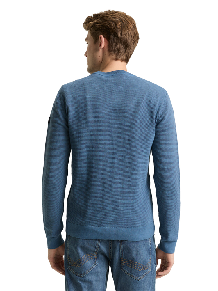 minimal structure crew neck pu - 1048812