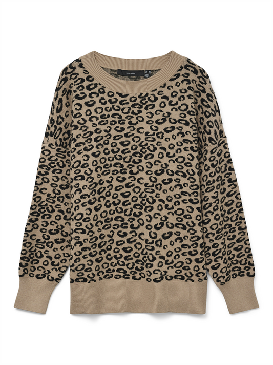 VMNANCY LS O-NECK LONG PULLOVER BOO - 10331450