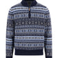 Zip Troyer, Jacquard, Lambswool*RWS - 1510365