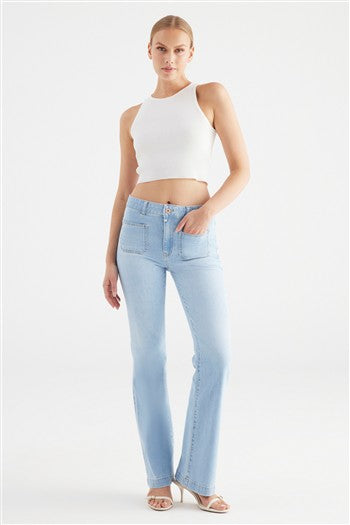 high waist bootcut - Diana