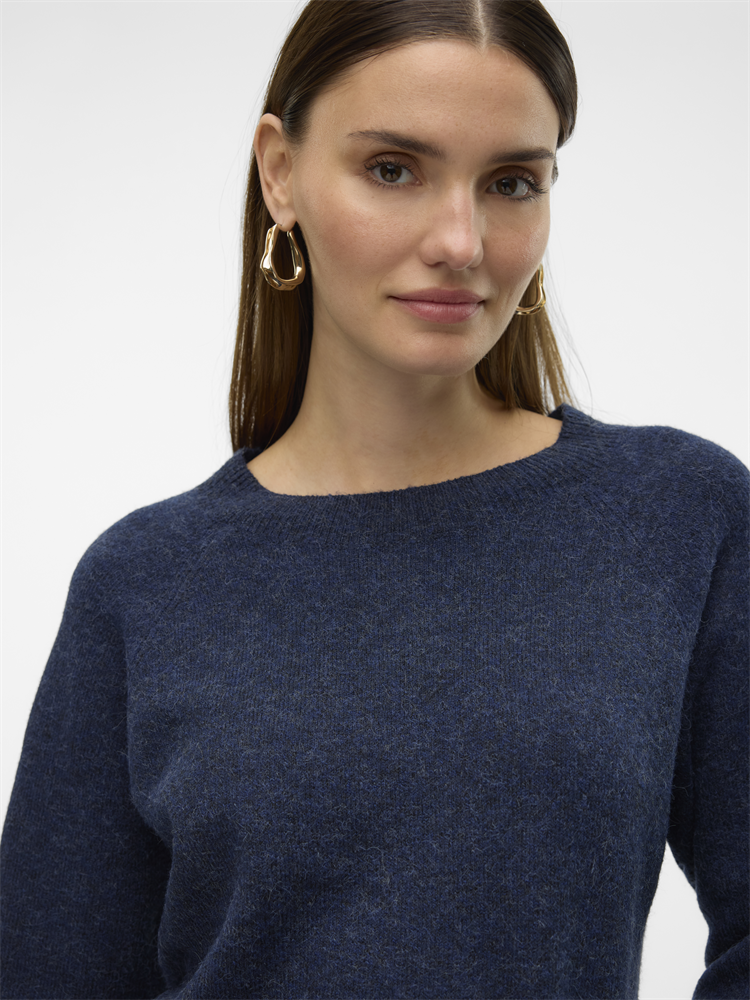 VMDOFFY LS O-NECK BLOUSE GA NOOS - 10201022