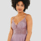 Midikleid aus Material-Mix - 5AE19300