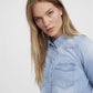VMMARIA LS DENIM SLIM SHIRT MIX NOO - 10277523