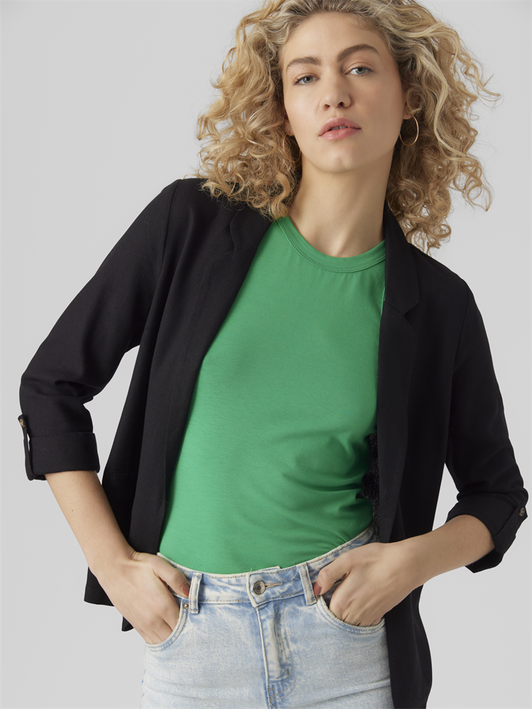 VMJESMILO 3/4 LOOSE BLAZER WVN NOOS - 10279700