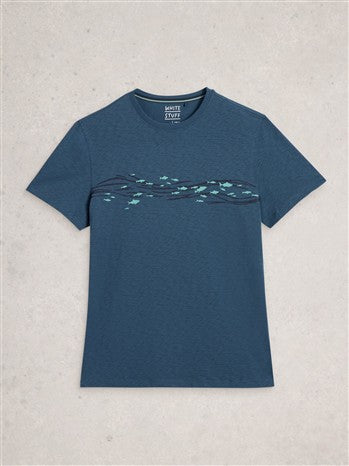 Abersoch Swim Fish Graphic Tee - 445308