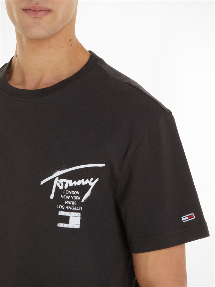 TJM CLSC SPRAY SIGNATURE TEE - DM0DM17716