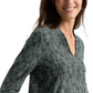 T-shirt v-neck alloverprint - 1049029