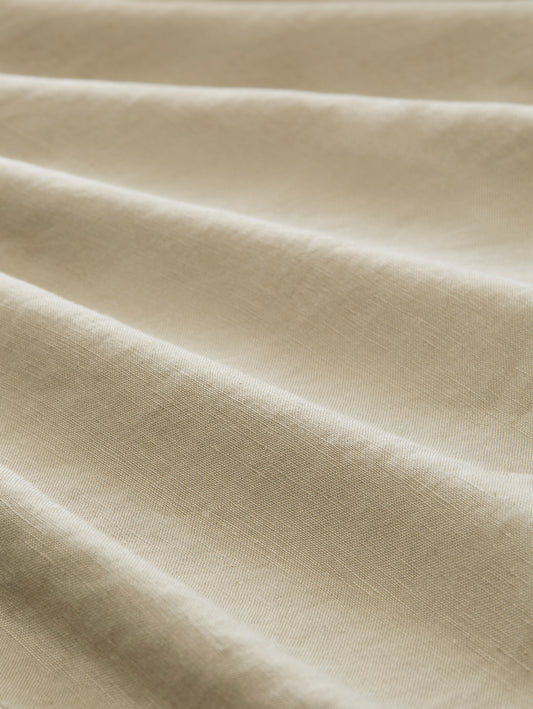 dress linen with polo collar - 1051242